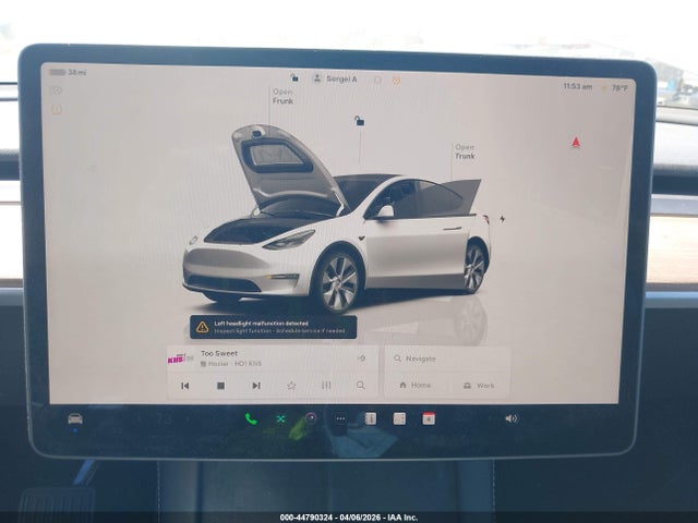 Продаж на аукціоні авто 2023 Tesla Model Y Awd/long Range Dual Motor All-wheel Drive, vin: 7SAYGDEE0PA182692, номер лоту: 44790324