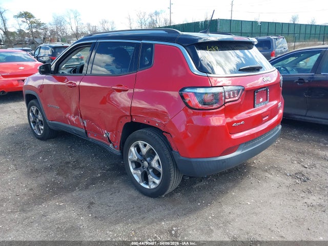 44790401 :رقم المزاد ، 3C4NJDCB2JT482689 vin ، 2018 Jeep Compass Limited 4x4 مزاد بيع