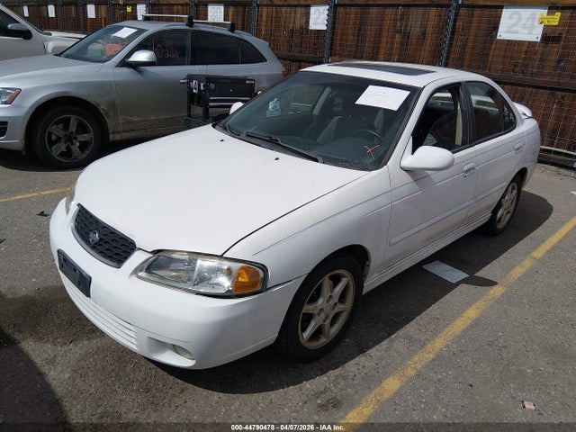 44790478 :رقم المزاد ، 3N1BB51DX1L122020 vin ، 2001 Nissan Sentra Se مزاد بيع