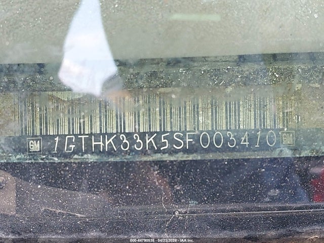 Продажа на аукционе авто 1995 Gmc Sierra K3500, vin: 1GTHK33K5SF003410, номер лота: 44790538