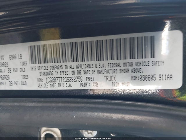 2016 RAM 1500 1C6RR7TT2GS282756 Photo 8