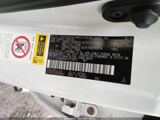Aukcja sprzedaży 2015 Lexus Rx 350, vin: 2T2BK1BA4FC276075, numer aukcji: 44790727
