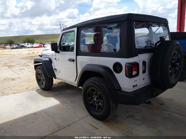 2023 Jeep Wrangler 2-door Sport 4x4 მანქანა იყიდება აუქციონზე, vin: 1C4GJXAG6PW572651, აუქციონის ნომერი: 44790813