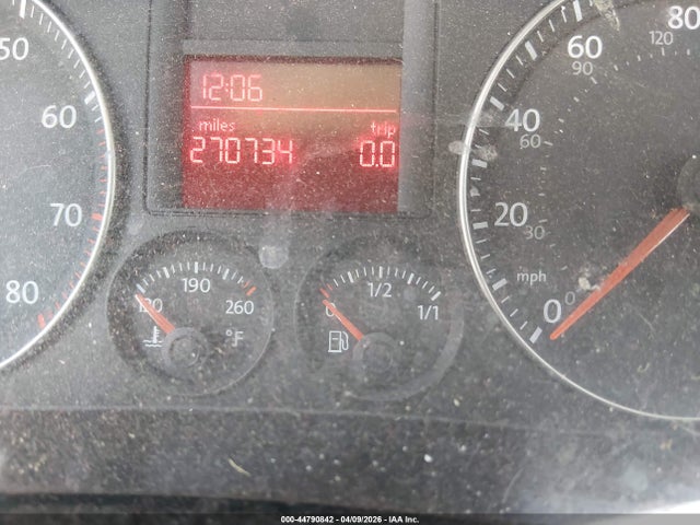 44790842 :رقم المزاد ، WVWDA71K59W035523 vin ، 2009 Volkswagen Rabbit S مزاد بيع