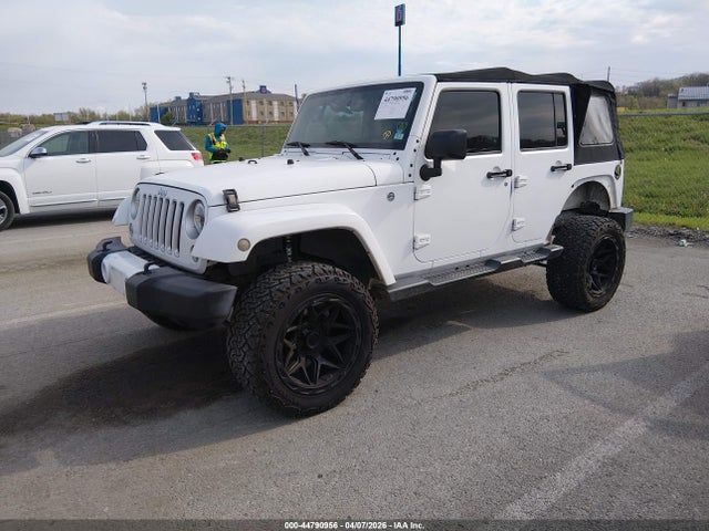Aukcja sprzedaży 2016 Jeep Wrangler Unlimited Sahara, vin: 1C4BJWEG6GL124491, numer aukcji: 44790956
