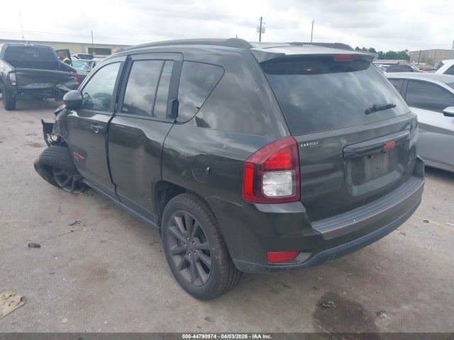 2016 Jeep Compass 75th Anniversary მანქანა იყიდება აუქციონზე, vin: 1C4NJCBB9GD776780, აუქციონის ნომერი: 44790974