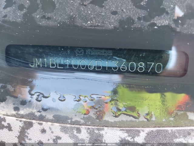 44790983 :رقم المزاد ، JM1BL1UG6B1360870 vin ، 2011 Mazda Mazda3 I Sport مزاد بيع
