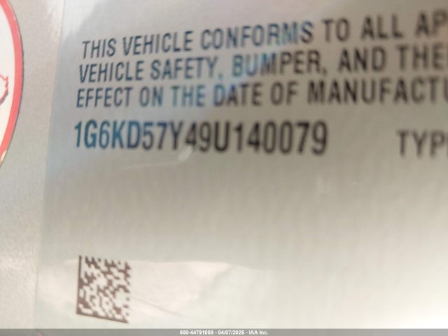 2009 CADILLAC DTS 1G6KD57Y49U140079 Photo 8