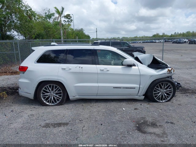 Продажа на аукционе авто 2018 Jeep Grand Cherokee Summit 4x4, vin: 1C4RJFJTXJC202294, номер лота: 44791027