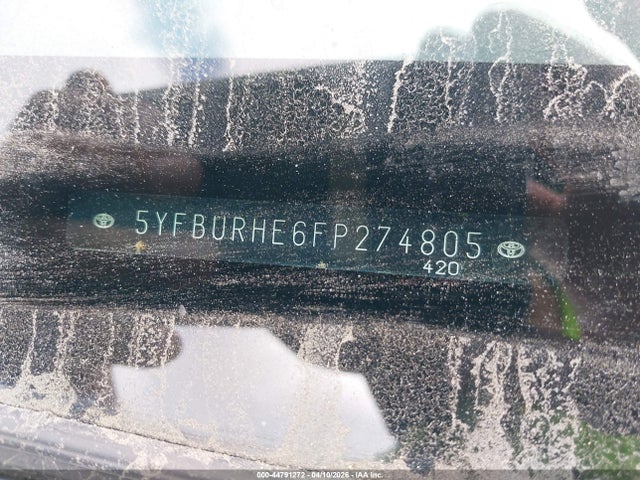 5YFBURHE6FP274805 Toyota Corolla Le Plus