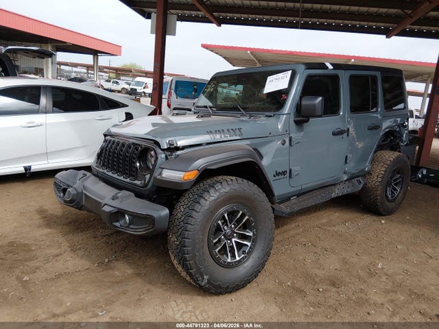 Aukcja sprzedaży 2024 Jeep Wrangler 4-door Willys 4x4, vin: 1C4RJXDG9RW263621, numer aukcji: 44791323