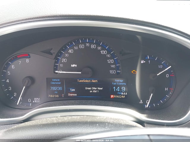 3GYFNBE33GS541115 Cadillac Srx Luxury Collection