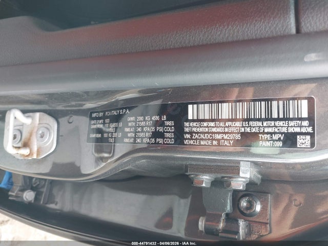 ZACNJDC18MPM29785 Jeep Renegade Trailhawk 4x4