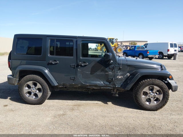 44791458 :رقم المزاد ، 1C4BJWEG3GL239615 vin ، 2016 Jeep Wrangler Unlimited Sahara مزاد بيع