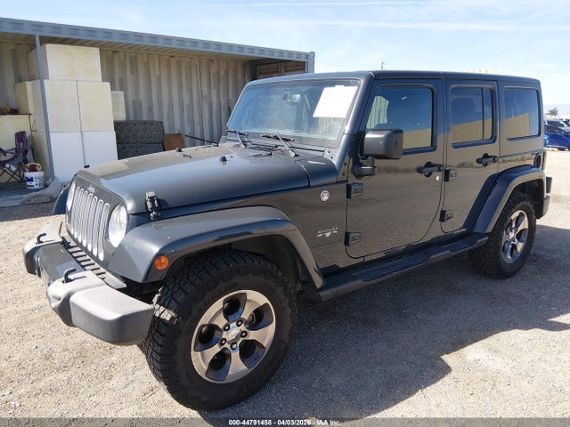 44791458 :رقم المزاد ، 1C4BJWEG3GL239615 vin ، 2016 Jeep Wrangler Unlimited Sahara مزاد بيع