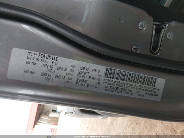 3C4NJCBB1HT671081 Jeep New Compass Latitude Fwd