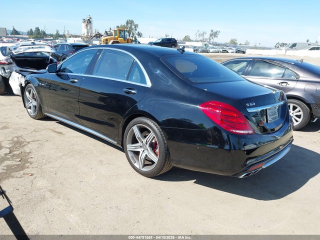 Aukcja sprzedaży 2015 Mercedes-benz S 63 Amg 4matic, vin: WDDUG7JB4FA134637, numer aukcji: 44791568
