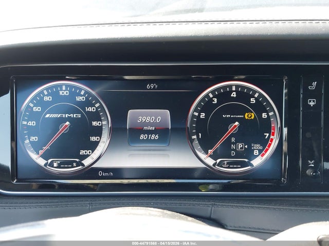 Aukcja sprzedaży 2015 Mercedes-benz S 63 Amg 4matic, vin: WDDUG7JB4FA134637, numer aukcji: 44791568