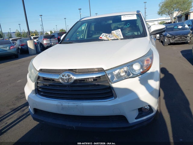 Aukcja sprzedaży 2015 Toyota Highlander Xle V6, vin: 5TDKKRFH7FS055474, numer aukcji: 44791612