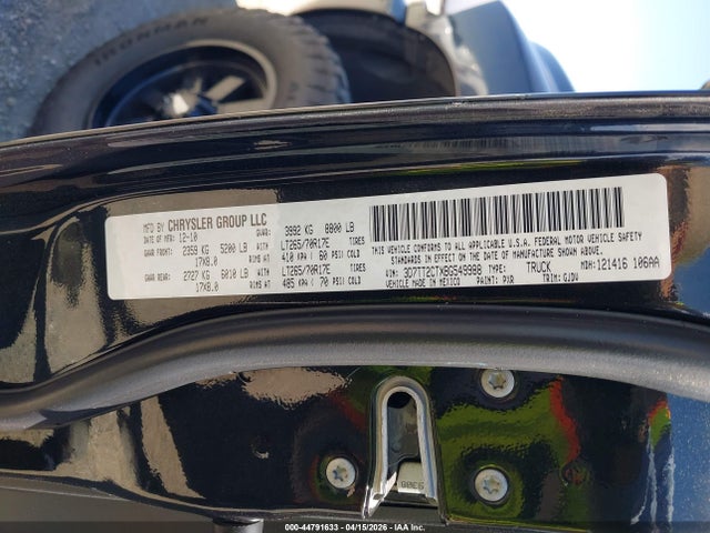 Продажа на аукционе авто 2011 Ram Ram 2500 Laramie, vin: 3D7TT2CTXBG549988, номер лота: 44791633