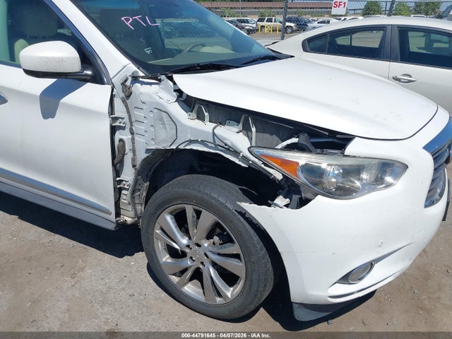44791645 :رقم المزاد ، 5N1AL0MN0DC343652 vin ، 2013 Infiniti Jx35 مزاد بيع