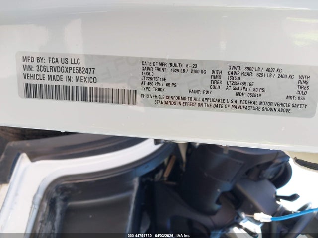 3C6LRVDGXPE582477 RAM Promaster 2500 High Roof 159 Wb