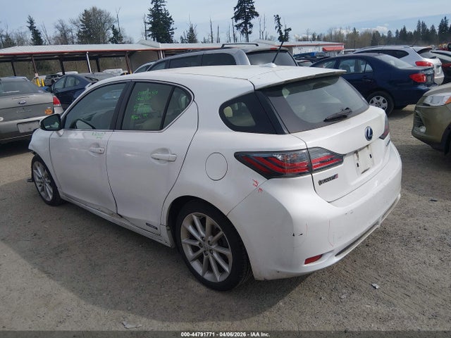 2011 Lexus Ct 200h მანქანა იყიდება აუქციონზე, vin: JTHKD5BH8B2030625, აუქციონის ნომერი: 44791771