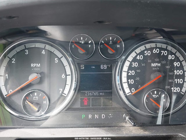2009 Dodge Ram 1500 Slt/sport/trx მანქანა იყიდება აუქციონზე, vin: 1D3HV18T79S736810, აუქციონის ნომერი: 44791798
