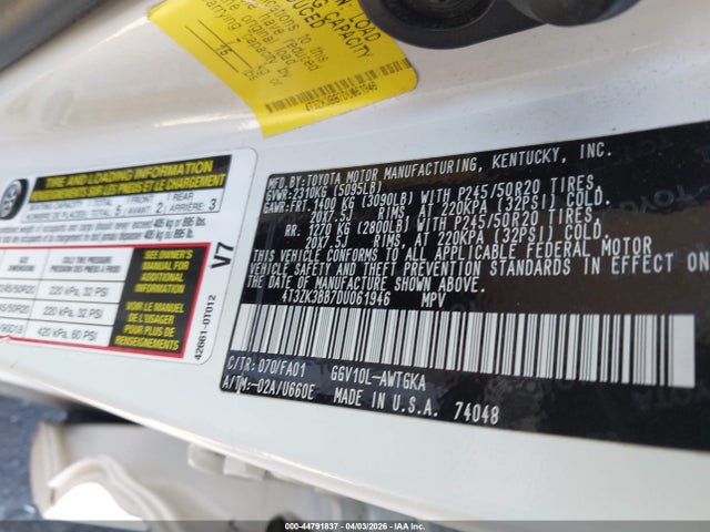 2013 TOYOTA VENZA 4T3ZK3BB7DU061946 Photo 8