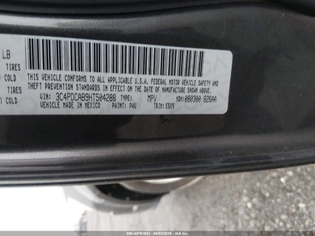 2017 DODGE JOURNEY 3C4PDCAB9HT504288 Photo 8