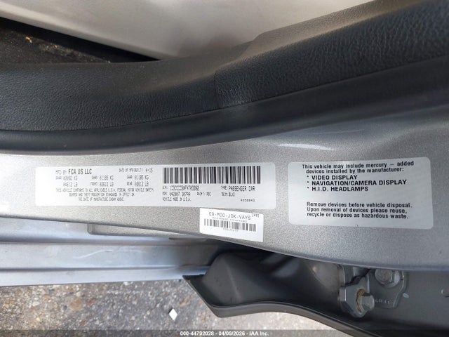 Продаж на аукціоні авто 2015 Chrysler 200 C, vin: 1C3CCCCBXFN703382, номер лоту: 44792028