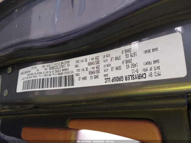 Продажа на аукционе авто 2012 Jeep Grand Cherokee Overland, vin: 1C4RJFCT2CC163636, номер лота: 44792085