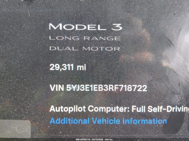 2024 TESLA MODEL 3 5YJ3E1EB3RF718722 Photo 6