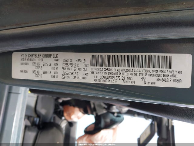 Продаж на аукціоні авто 2014 Jeep Wrangler Willys Wheeler, vin: 1C4AJWAG6EL272199, номер лоту: 44792199