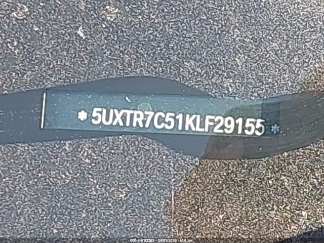 5UXTR7C51KLF29155 BMW X3 Sdrive30i