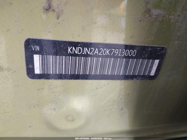 2019 KIA SOUL KNDJN2A20K7913000 Photo 8