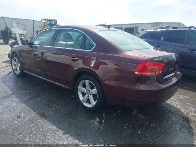 Продажа на аукционе авто 2013 Volkswagen Passat 2.5l Se, vin: 1VWBP7A31DC045746, номер лота: 44792679