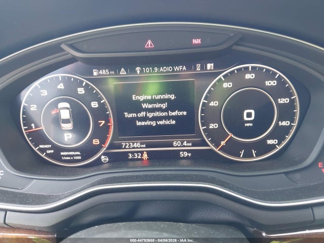 2017 Audi A4 2.0t Premium მანქანა იყიდება აუქციონზე, vin: WAUENAF42HN039773, აუქციონის ნომერი: 44792688