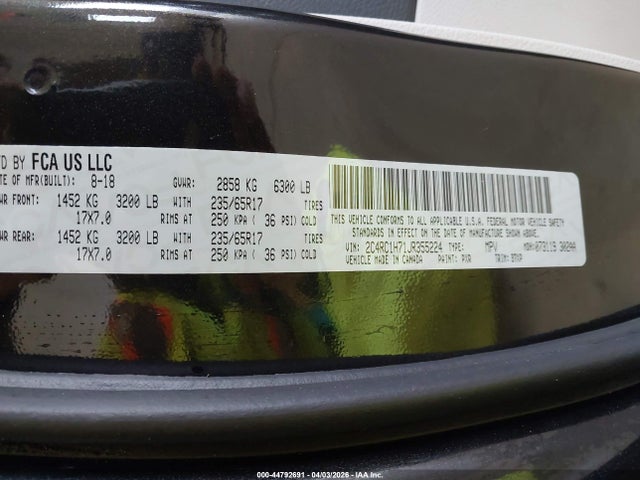 2018 CHRYSLER PACIFICA HYBRID 2C4RC1H71JR355224 Photo 8