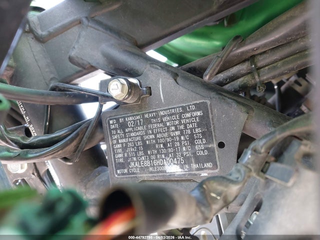 Kawasaki Kle300 B 2017 JKALE8B16HDA00475 Image 10