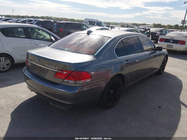44793037 :رقم المزاد ، WBAHN83517DT72392 vin ، 2007 Bmw 750li مزاد بيع