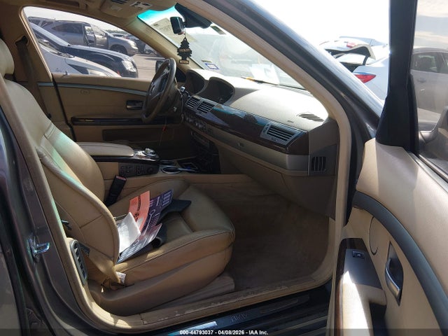 44793037 :رقم المزاد ، WBAHN83517DT72392 vin ، 2007 Bmw 750li مزاد بيع