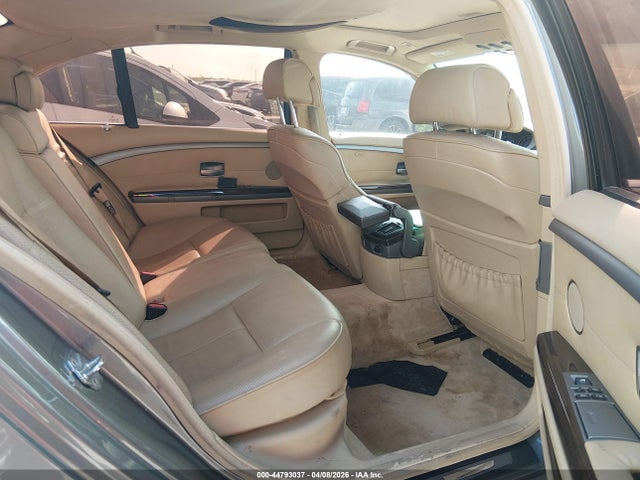 44793037 :رقم المزاد ، WBAHN83517DT72392 vin ، 2007 Bmw 750li مزاد بيع