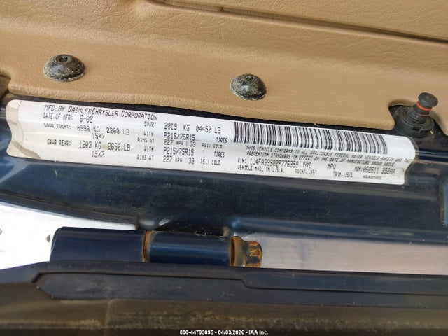 2002 JEEP WRANGLER 1J4FA39S82P776359 Photo 8