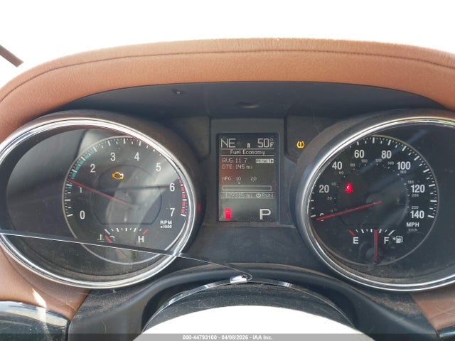44793100 :رقم المزاد ، 1C4RJFCT6CC246809 vin ، 2012 Jeep Grand Cherokee Overland مزاد بيع