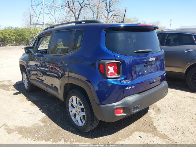 Продаж на аукціоні авто 2018 Jeep Renegade Latitude 4x4, vin: ZACCJBBBXJPH70626, номер лоту: 44793259