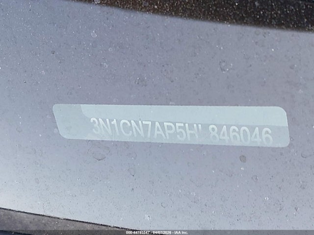 Nissan Versa 1.6 S 2017 3N1CN7AP5HL846046 Image 9