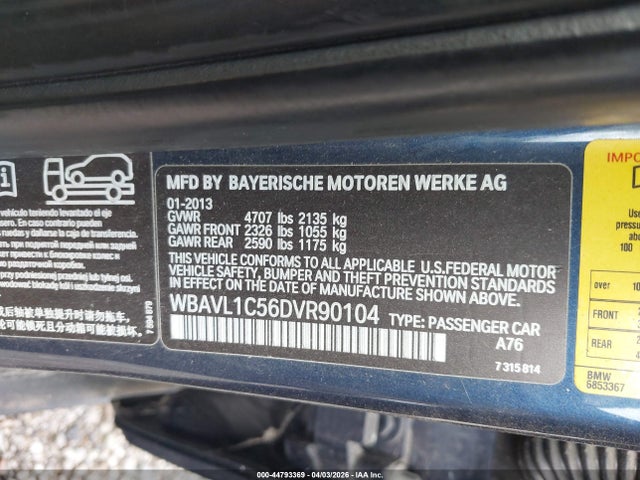 2013 BMW X1 WBAVL1C56DVR90104 Photo 8