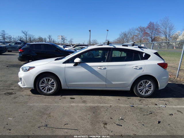 2018 Subaru Impreza 2.0i Premium მანქანა იყიდება აუქციონზე, vin: 4S3GTAB61J3718735, აუქციონის ნომერი: 44793372