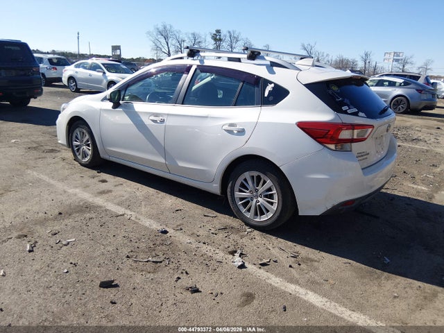 2018 Subaru Impreza 2.0i Premium მანქანა იყიდება აუქციონზე, vin: 4S3GTAB61J3718735, აუქციონის ნომერი: 44793372